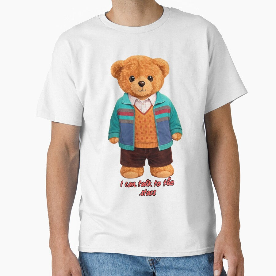 Cute Astronomer Bear Vest Retro Astrophysics Nerd Art T-Shirts, Hoodie, Sweatshirt
