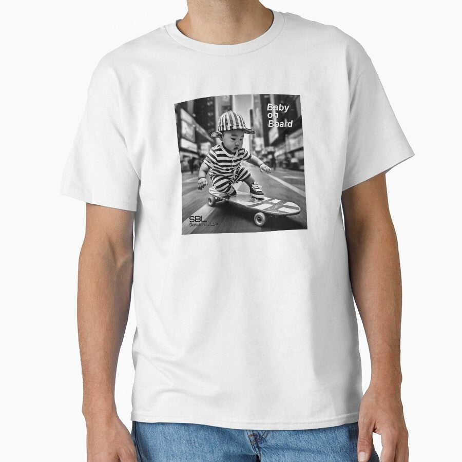 Baby on Board BW by ForecastVSN T-Shirts, Hoodie, Sweatshirt | BlankRebels.com (Image 1)