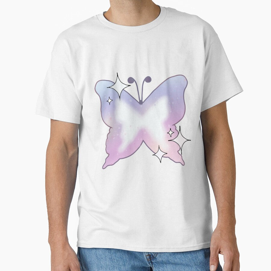 Y2k internet girl soft aesthetic pastel butterfly by Loveartse T-Shirts, Hoodie, Sweatshirt | BlankRebels.com (Image 1)