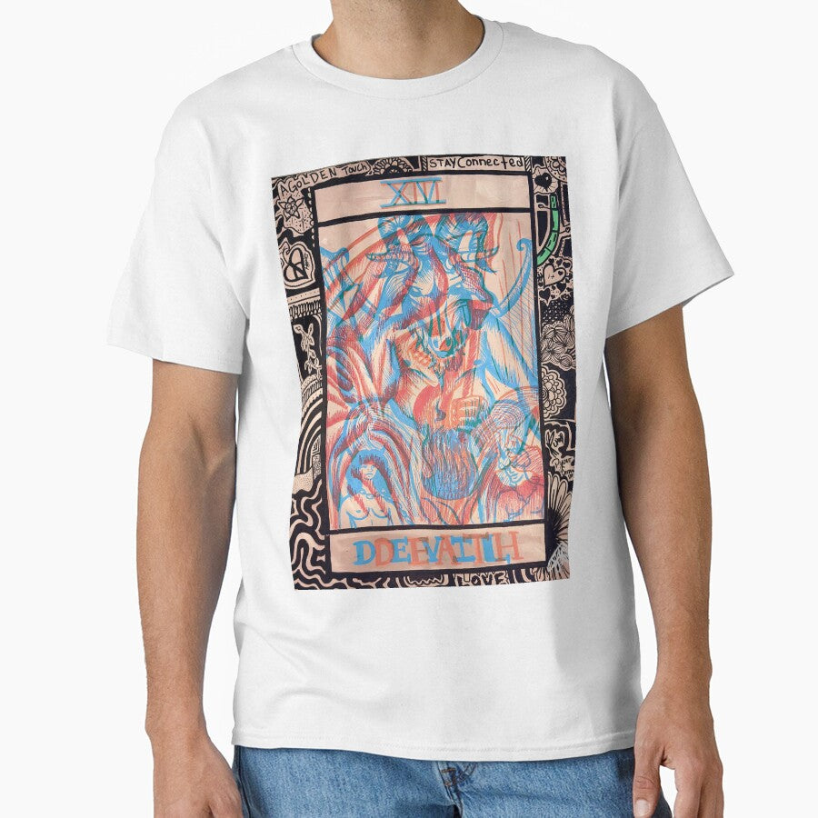 Death and The Devil Color Changing Print by Shayla-Michelle T-Shirts, Hoodie, Sweatshirt | BlankRebels.com (Image 1)