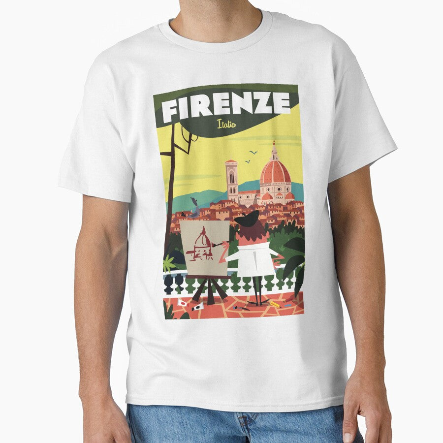 Firenze poster by GAGodel T-Shirts, Hoodie, Sweatshirt | BlankRebels.com (Image 1)