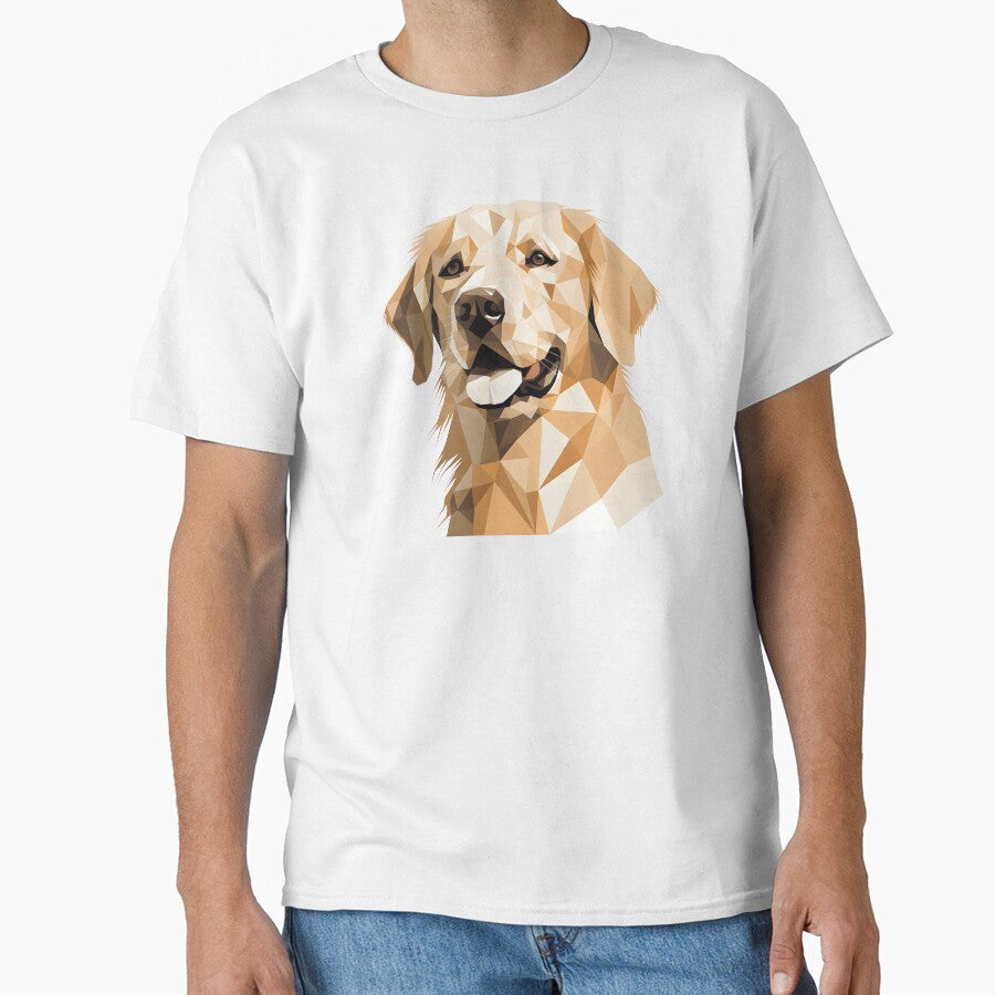 Golden Retriever (Minimalist design) by brindled T-Shirts, Hoodie, Sweatshirt | BlankRebels.com (Image 1)