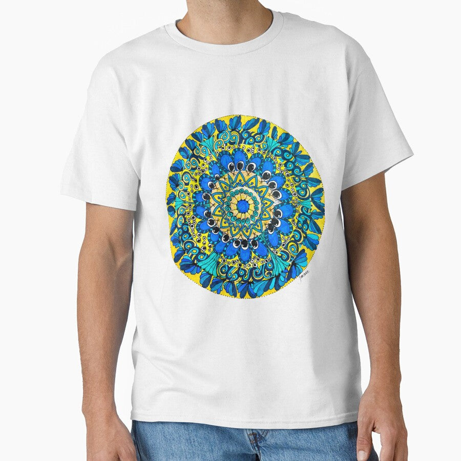 Peacock Mandala by JackiesTshirts T-Shirts, Hoodie, Sweatshirt | BlankRebels.com (Image 1)