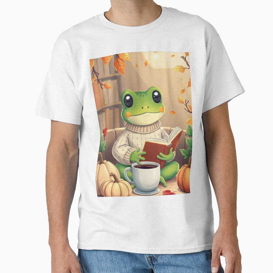 frog and toad, toad, book, cute, book lover, froggy, frog lover, illustrator, read, reading, frog reading book,... (Image 1)