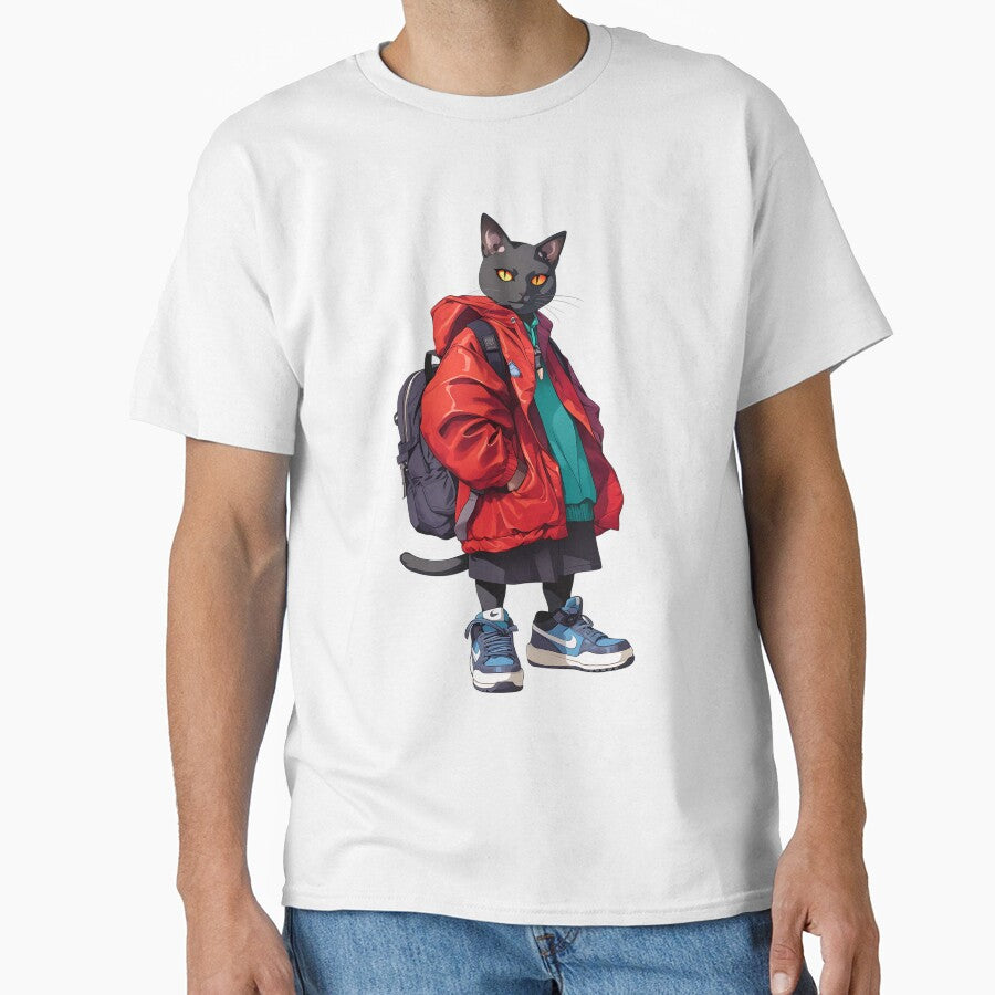Streetwear Urban Cat by bapupa T-Shirts, Hoodie, Sweatshirt | BlankRebels.com (Image 1)