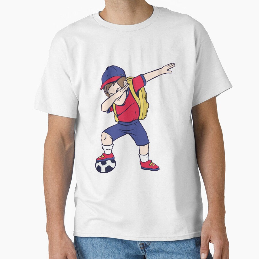 soccer kid dabbing by pirminio