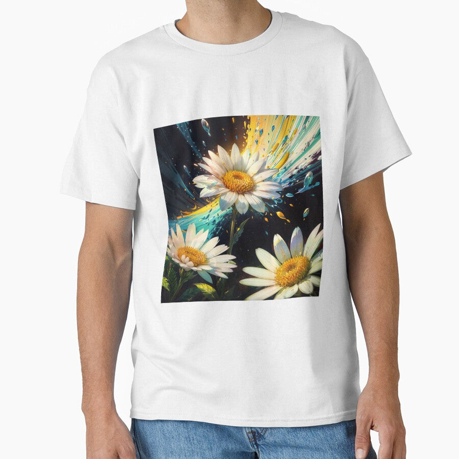 Daisy Dance: A Modern Abstract by Artistic Imagery T-Shirts, Hoodie, Sweatshirt | BlankRebels.com (Image 1)