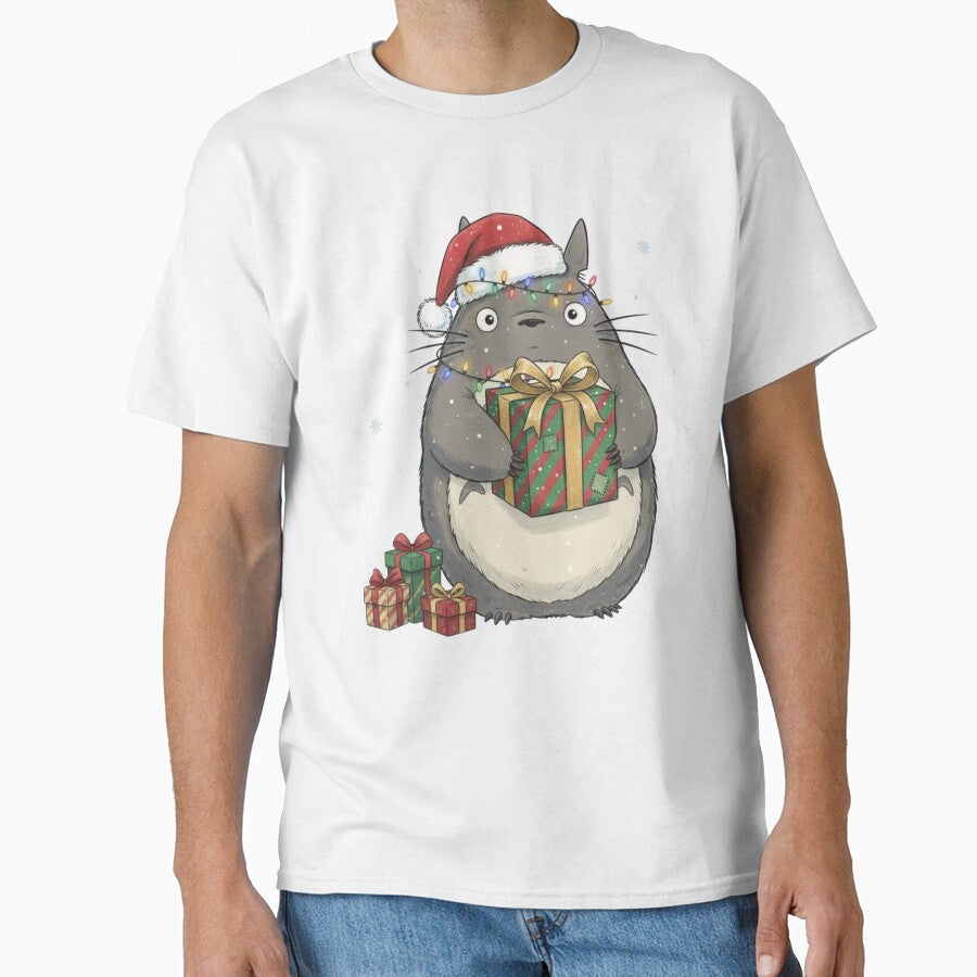 Totoro Christmas by brutaltragedies T-Shirts, Hoodie, Sweatshirt | BlankRebels.com (Image 1)