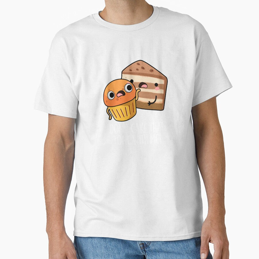 Don't Cake That Tone With Me Funny Snack Pun (Dark BG) by punnybone