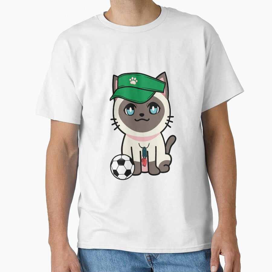 Soccer Player Siamese cat by Pet Station