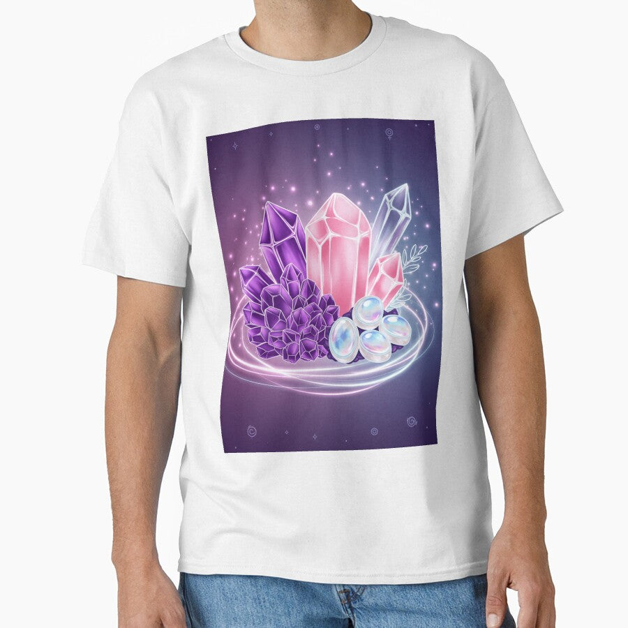 Crystal Magic – Mystical Gemstone Glow by Katji01 T-Shirts, Hoodie, Sweatshirt | BlankRebels.com (Image 1)