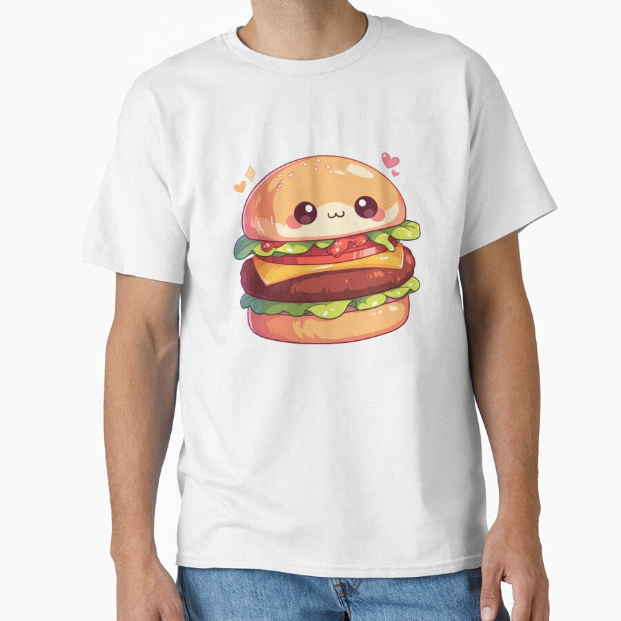 Kawaii Burger by Michael-Duong T-Shirts, Hoodie, Sweatshirt | BlankRebels.com (Image 1)