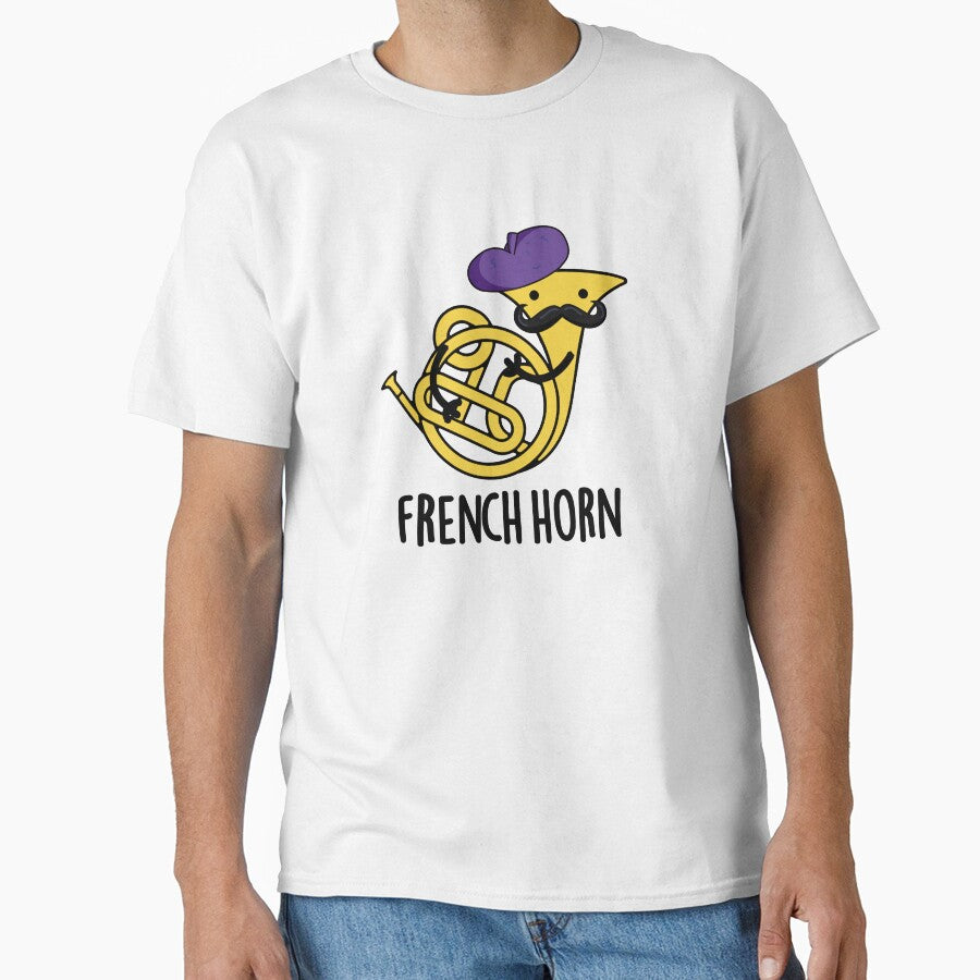 French Horn Funny Instrument Puns by punnybone T-Shirts, Hoodie, Sweatshirt | BlankRebels.com (Image 1)