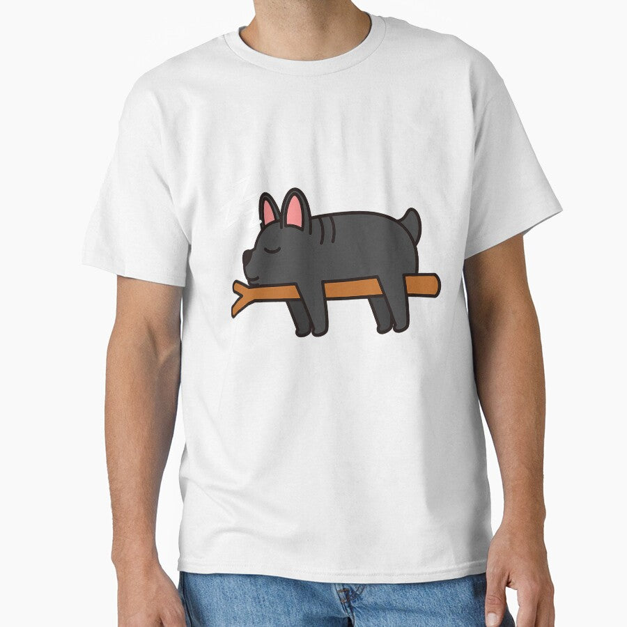 Sleeping Lazy French Bulldog Dog by saragrant39