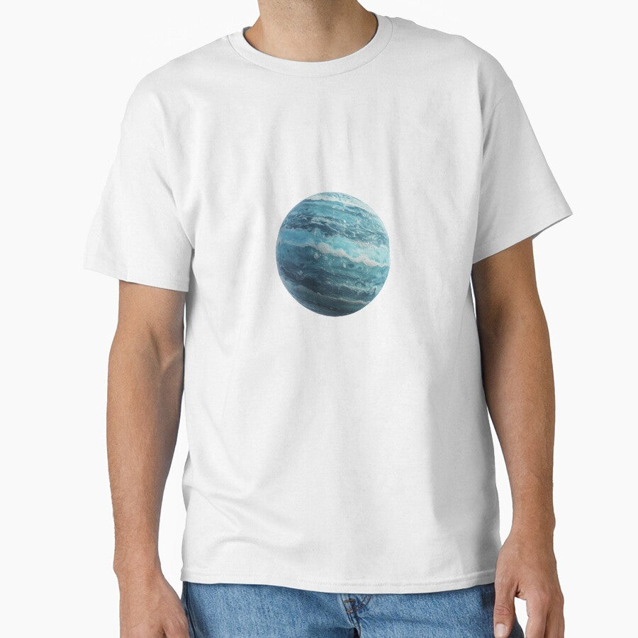 Realistic Planet Uranus by navigatefate T-Shirts, Hoodie, Sweatshirt | BlankRebels.com (Image 1)