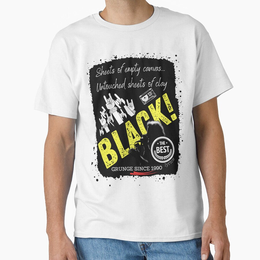 Ten FAN Black Grunge 90s nostalgia by fleive T-Shirts, Hoodie, Sweatshirt | BlankRebels.com (Image 1)