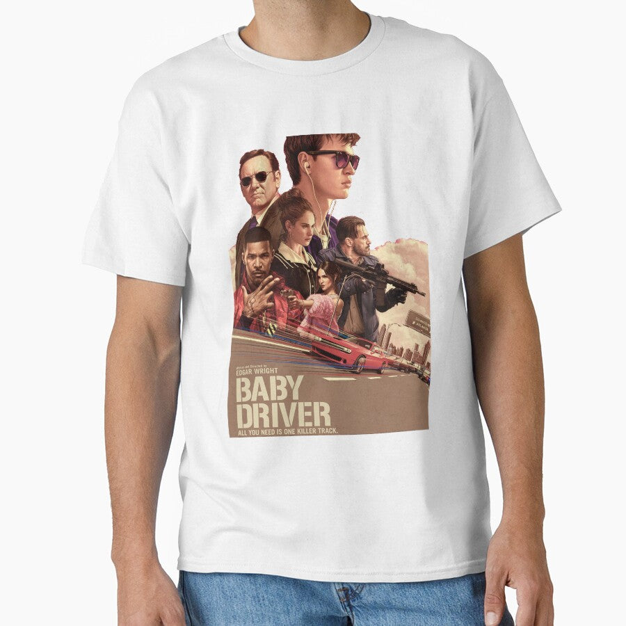 Baby Driver Movie Vintage 80s by Montoya8551 T-Shirts, Hoodie, Sweatshirt | BlankRebels.com (Image 1)