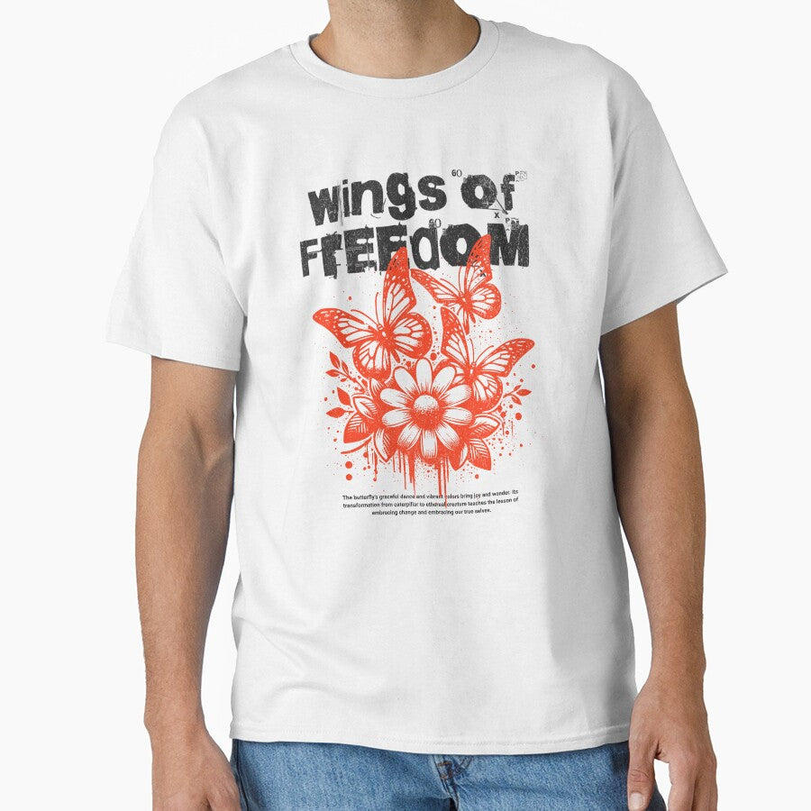 Wings Of Freedom Butterfly by Odetee T-Shirts, Hoodie, Sweatshirt | BlankRebels.com (Image 1)