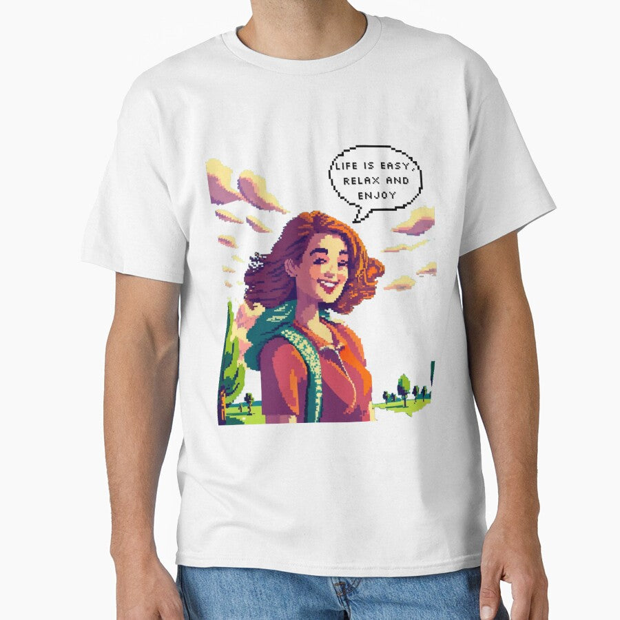 Life is easy, relax and enjoy | Pixel Style by CircinusStore