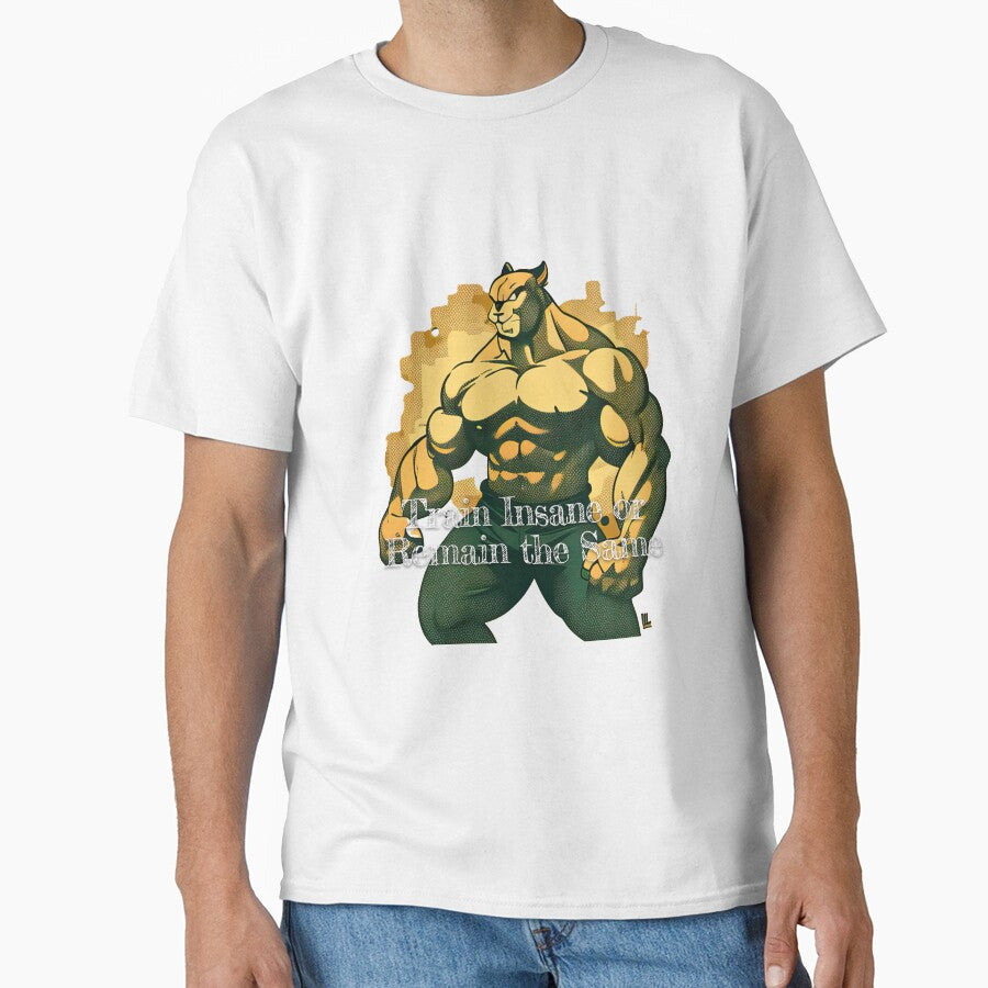 Train Insane or Remain the SameDesignBodybuilding Fitness Gym Workout Exercise Merch Print Design by tengamerx... (Image 1)