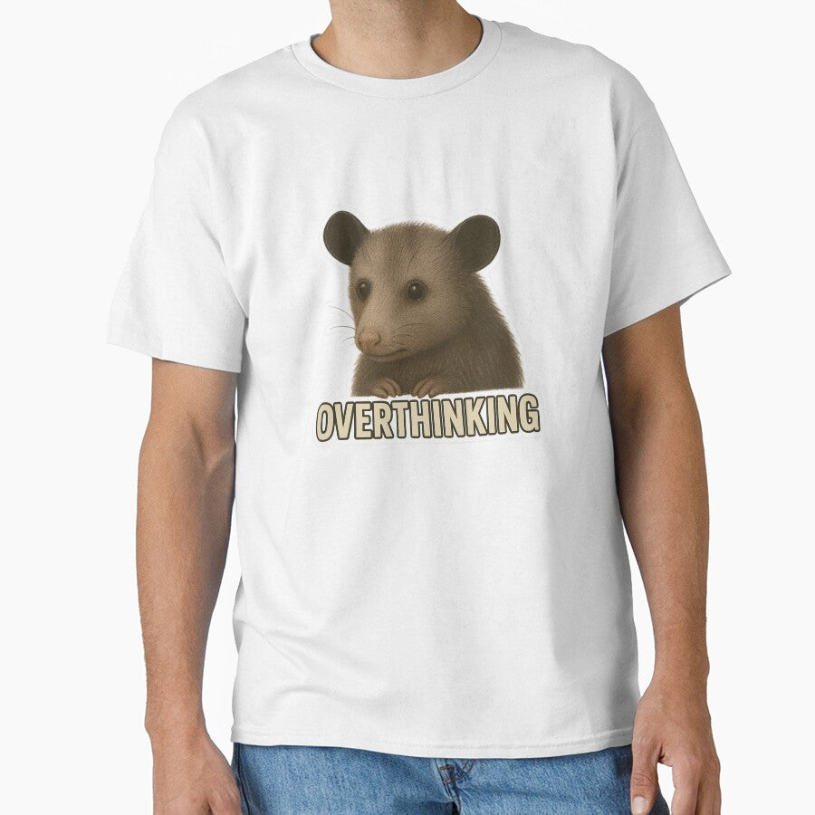 Overthinking possum. by Llewynn1225 T-Shirts, Hoodie, Sweatshirt | BlankRebels.com (Image 1)