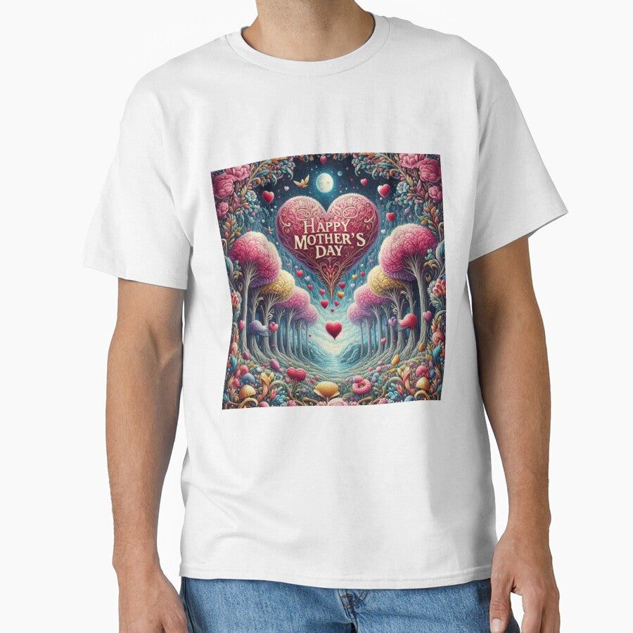 Heart Floral Vibrant Tree Forest Mothers Day by Illuministique T-Shirts, Hoodie, Sweatshirt | BlankRebels.com (Image 1)
