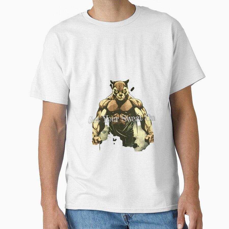 Get Your Sweat OnDesignBodybuilding Fitness Gym Workout Exercise Merch Print Design by tengamerx