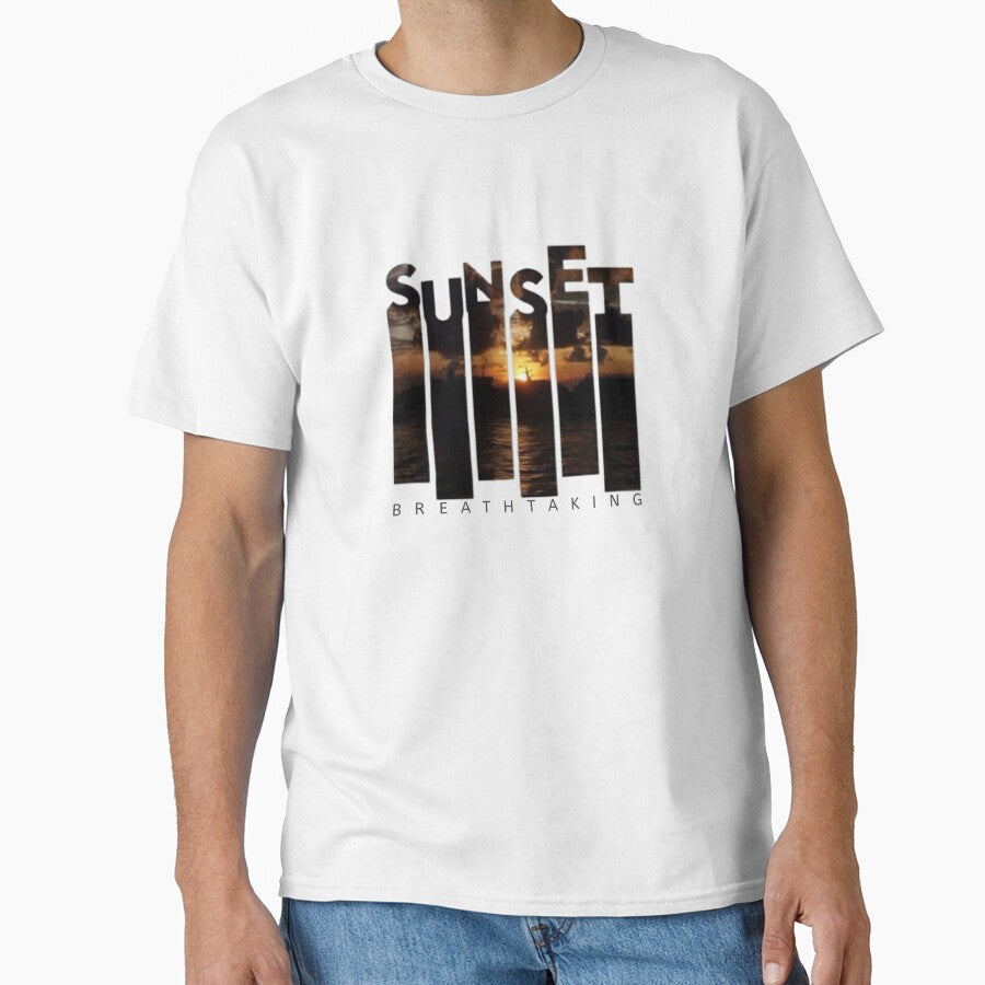 Breathtaking Sunset by Dipab121 T-Shirts, Hoodie, Sweatshirt | BlankRebels.com (Image 1)