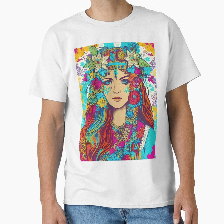 Cute, aesthetic, boho girl design by bobbi-gyre