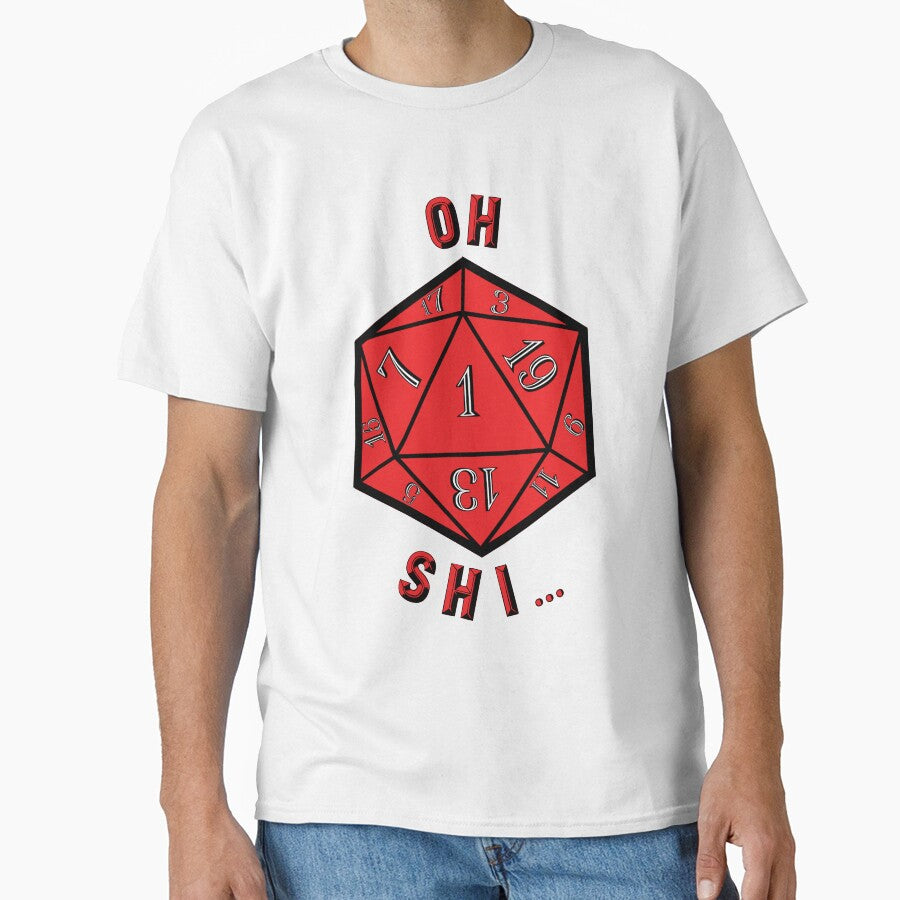 Critical Fail Dungeons and Dragons D20 Dice Red by Geek-Shack T-Shirts, Hoodie, Sweatshirt | BlankRebels.com (Image 1)