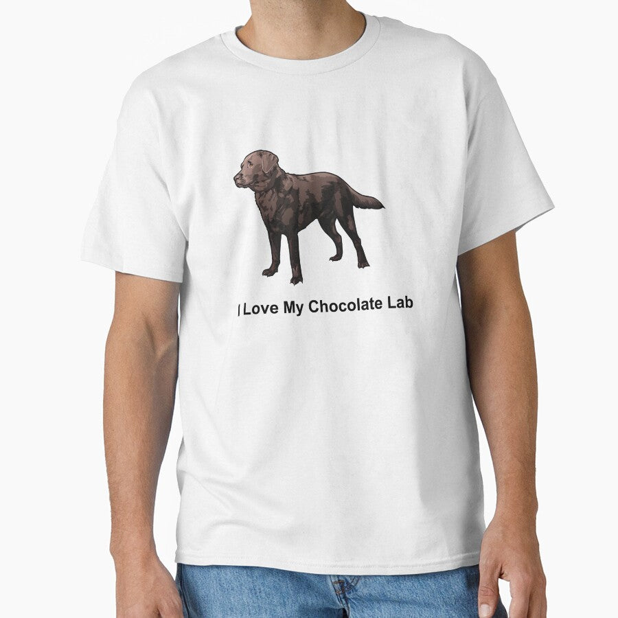 Chocolate Lab by SillyShirtsLOL T-Shirts, Hoodie, Sweatshirt | BlankRebels.com (Image 1)