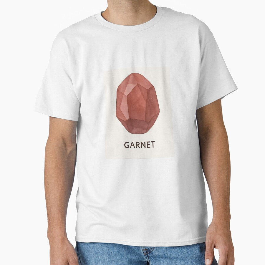 Garnet — Beautiful Red Gemstone | Stickers, T-Shirts & Mugs by JuliJoy Hoodie, Sweatshirt | BlankRebels.com (Image 1)