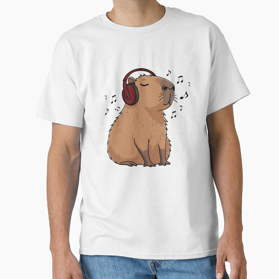 Capybara Melomaniac T-Shirts, Hoodie, Sweatshirt