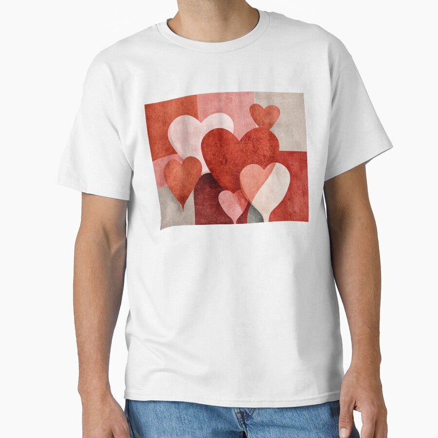 Valentine Soft Geometry by daila70 T-Shirts, Hoodie, Sweatshirt | BlankRebels.com (Image 1)