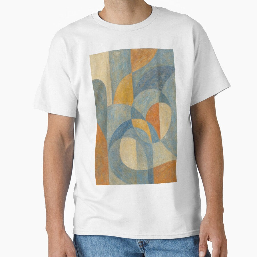 Modern Abstract Venetian Reflections, Earthy Geometric Wall Art by BeaconMarketing T-Shirts, Hoodie, Sweatshirt (Image 1)