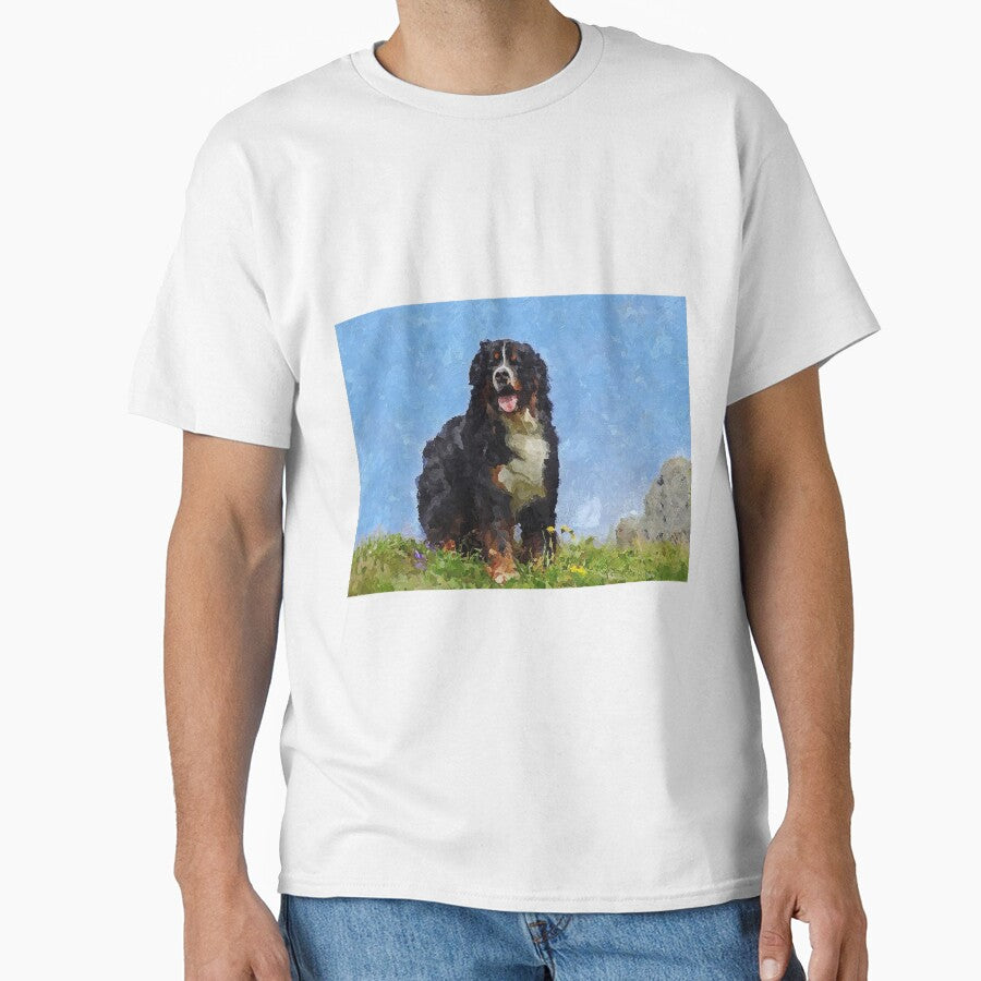 Bernese mountain dog by Rosaliartbook T-Shirts, Hoodie, Sweatshirt | BlankRebels.com (Image 1)