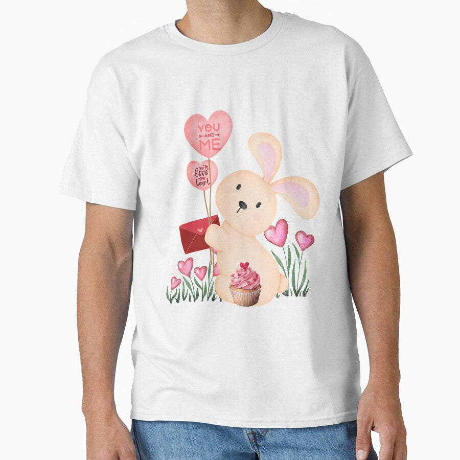 Bunny Valentine by Liz Redbrake T-Shirts, Hoodie, Sweatshirt | BlankRebels.com (Image 1)