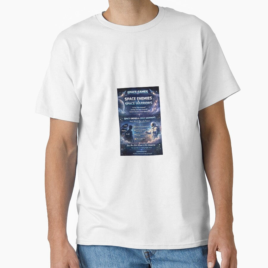 SPACE GAMES - SPACE ENEMIES & SPACE WARRIORS by DJLancs T-Shirts, Hoodie, Sweatshirt | BlankRebels.com (Image 1)