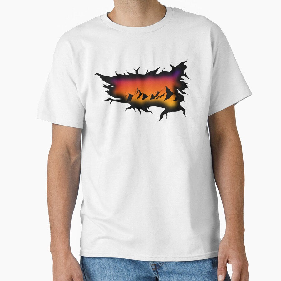 Mountain Range Crack In Space by Kool Kiwi T-Shirts, Hoodie, Sweatshirt | BlankRebels.com (Image 1)