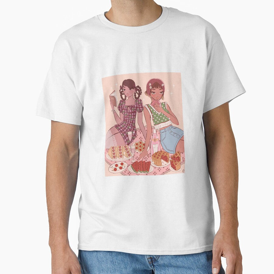 Cute Picnic Girls by tulipicetea T-Shirts, Hoodie, Sweatshirt | BlankRebels.com (Image 1)
