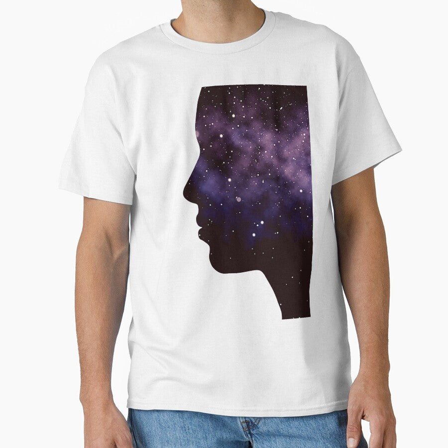 Mind Over Matter Galaxy Head by Ashstone23 T-Shirts, Hoodie, Sweatshirt | BlankRebels.com (Image 1)