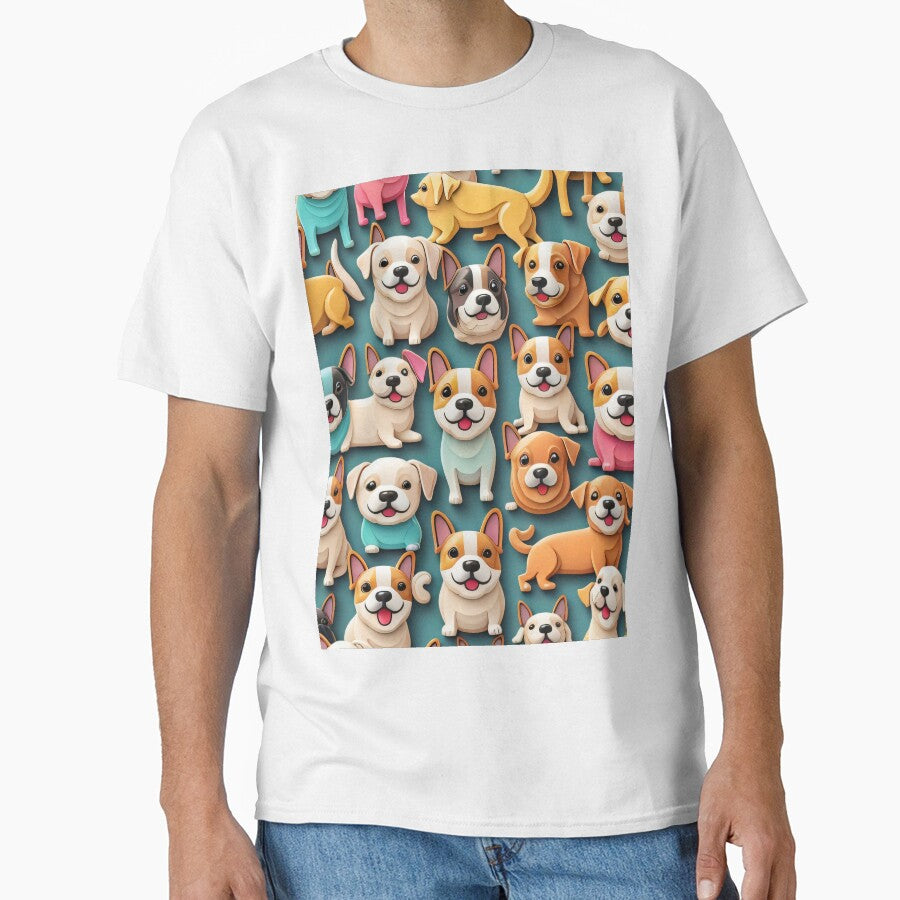 Pattern of lovely dog 5 by SpecialForceART T-Shirts, Hoodie, Sweatshirt | BlankRebels.com (Image 1)
