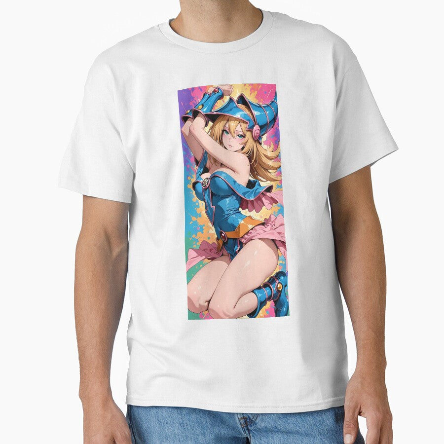 Anime Magic Girl Aesthetic – Cute Spellcaster Witch, Fantasy Manga Style Color Splash Art by Dyan4