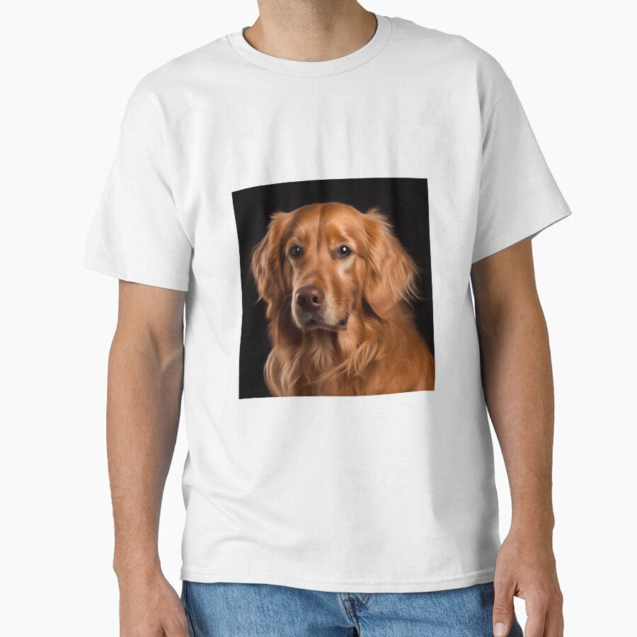 A stunning portrait of a golden retriever by pnywest T-Shirts, Hoodie, Sweatshirt | BlankRebels.com (Image 1)