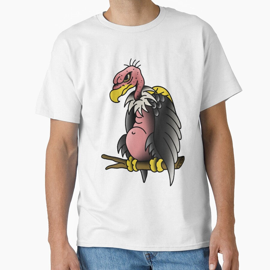 Bad Vulture Tattoo Design by Nick-Gandy-Art T-Shirts, Hoodie, Sweatshirt | BlankRebels.com (Image 1)