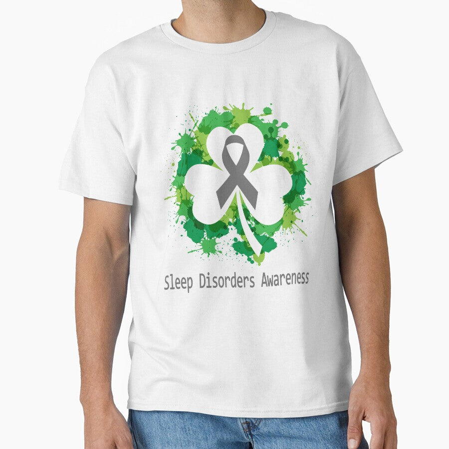 Sleep Disorders Awareness Clover Ribbon Happy Patricks Day Support Sleep Disorders Warrior Gifts by Tammyilaria
