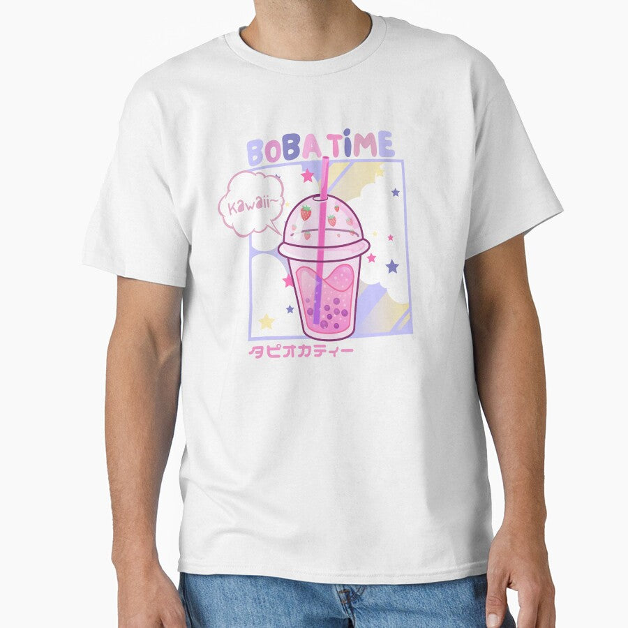 可愛いBoba Time- Kawaii Harajuku by Anxatzi T-Shirts, Hoodie, Sweatshirt | BlankRebels.com (Image 1)