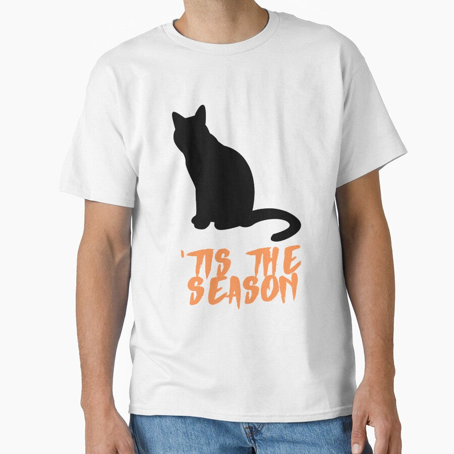 Tis the Season, Black Cat by C00KIESandMILK T-Shirts, Hoodie, Sweatshirt | BlankRebels.com (Image 1)
