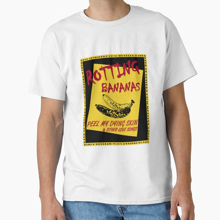 Rotting Bananas Vintage Punk Rock Concert Poster by mrtraz