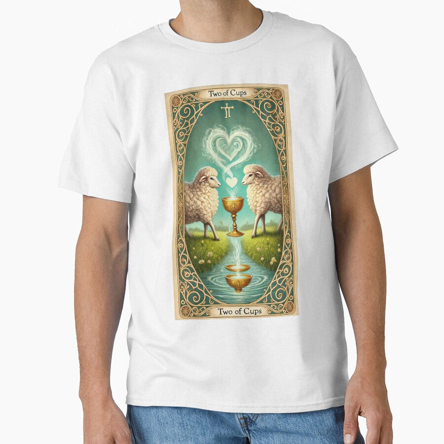 Sheepism Tarot – Two of Cups by Thpoar T-Shirts, Hoodie, Sweatshirt | BlankRebels.com (Image 1)
